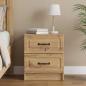 Preview: ARDEBO.de - Nachttisch Artisan-Eiche 43 x 34,5 x 44,5 cm Holzwerkstoff
