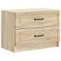 Preview: Nachttisch Sonoma-Eiche 62 x 34,5 x 44,5 cm Holzwerkstoff