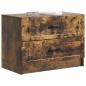Preview: Nachttisch Räuchereiche 62 x 34,5 x 44,5 cm Holzwerkstoff