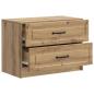 Preview: Nachttisch Artisan-Eiche 62 x 34,5 x 44,5 cm Holzwerkstoff