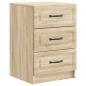 Preview: Nachttisch Sonoma-Eiche 43 x 41 x 63,5 cm Holzwerkstoff
