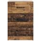 Preview: Nachttisch Altholz 43 x 41 x 63,5 cm Holzwerkstoff