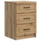 Preview: Nachttisch Artisan-Eiche 43 x 41 x 63,5 cm Holzwerkstoff