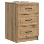 Preview: Nachttisch Artisan-Eiche 43 x 41 x 63,5 cm Holzwerkstoff