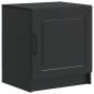 Preview: Nachttisch Schwarz 43 x 34,5 x 47 cm Holzwerkstoff