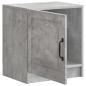 Preview: Nachttisch Betongrau 43 x 34,5 x 47 cm Holzwerkstoff
