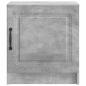 Preview: Nachttisch Betongrau 43 x 34,5 x 47 cm Holzwerkstoff