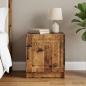 Preview: ARDEBO.de - Nachttisch Altholz 43 x 34,5 x 47 cm Holzwerkstoff