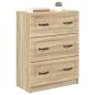 Preview: Schubladenschrank Sonoma-Eiche 66 x 34,5 x 87 cm Holzwerkstoff