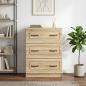 Preview: Schubladenschrank Sonoma-Eiche 66 x 34,5 x 87 cm Holzwerkstoff