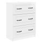 Preview: Schubladenschrank 66 x 34,5 x 87 cm Holzwerkstoff
