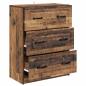 Preview: Schubladenschrank Altholz 66 x 34,5 x 87 cm Holzwerkstoff