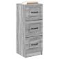 Preview: Schubladenschrank Graues Sonoma 33 x 34,5 x 87 cm Holzwerkstoff