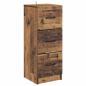 Preview: Schubladenschrank Altholz 33 x 34,5 x 87 cm Holzwerkstoff