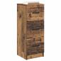 Preview: Schubladenschrank Altholz 33 x 34,5 x 87 cm Holzwerkstoff