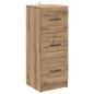 Preview: Schubladenschrank 33 x 34,5 x 87 cm Holzwerkstoff Artisan-Eiche