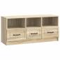 Preview: TV-Schränk Sonoma-Eiche 102 x 34,5 x 47 cm Holzwerkstoff