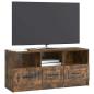 Preview: TV-Schränk Geräucherte Eiche 102 x 34,5 x 47 cm Holzwerkstoff