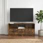 Preview: TV-Schränk Geräucherte Eiche 102 x 34,5 x 47 cm Holzwerkstoff