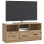 Preview: TV-Schränk 102 x 34,5 x 47 cm Artisan-Eiche Holzwerkstoff