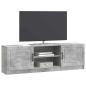 Preview: TV-Schränk Betongrau 150 x 31 x 47 cm Holzwerkstoff