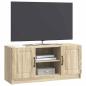 Preview: TV-Schränk Sonoma-Eiche 102 x 34,5 x 47 cm Holzwerkstoff