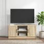 Preview: TV-Schränk Sonoma-Eiche 102 x 34,5 x 47 cm Holzwerkstoff