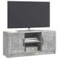 Preview: TV-Schränk Betongrau 102 x 34,5 x 47 cm Holzwerkstoff