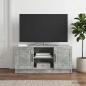 Preview: TV-Schränk Betongrau 102 x 34,5 x 47 cm Holzwerkstoff