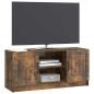 Preview: TV-Schränk Geräucherte Eiche 102 x 34,5 x 47 cm Holzwerkstoff