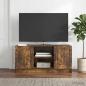 Preview: TV-Schränk Geräucherte Eiche 102 x 34,5 x 47 cm Holzwerkstoff