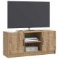 Preview: TV-Schränk 102 x 34,5 x 47 cm Artisan-Eiche Holzwerkstoff