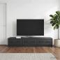 Preview: ARDEBO.de - TV-Schränk 147 x 34,5 x 27 cm Schwarz Holzwerkstoff