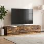 Preview: TV-Schränk 147 x 34,5 x 27 cm Räuchereiche Holzwerkstoff