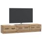 Preview: TV-Schränk 147 x 34,5 x 27 cm Artisan-Eiche Holzwerkstoff