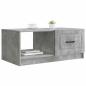 Preview: Couchtisch Betongrau 90 x 50 x 37 cm Holzwerkstoff