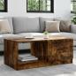 Preview: ARDEBO.de - Couchtisch Räuchereiche 90 x 50 x 37 cm Holzwerkstoff
