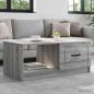 Preview: ARDEBO.de - Couchtisch Sonoma-Grau 90 x 50 x 37 cm Holzwerkstoff