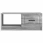 Preview: Couchtisch Sonoma-Grau 90 x 50 x 37 cm Holzwerkstoff