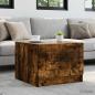 Preview: ARDEBO.de - Couchtisch Räuchereiche 49 x 50 x 37 cm Holzwerkstoff