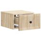 Preview: Wandmontierter Nachttisch Sonoma-Eiche 33 x 34,5 x 20 cm