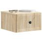 Preview: Wandmontierter Nachttisch 2 Stk. Sonoma-Eiche 33 x 34,5 x 20 cm