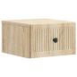 Preview: Wandmontierter Nachttisch 2 Stk. Sonoma-Eiche 33 x 34,5 x 20 cm