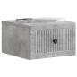 Preview: Wandmontierter Nachttisch 2 Stk. Betongrau 33 x 34,5 x 20 cm