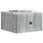 Preview: Wandmontierter Nachttisch 2 Stk. Sonoma-Grau 33 x 34,5 x 20 cm