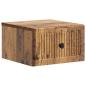 Preview: Wandmontierter Nachttisch Altholz 33 x 34,5 x 20 cm