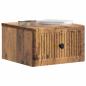 Preview: Wandmontierter Nachttisch Altholz 33 x 34,5 x 20 cm
