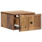 Preview: Wandmontierter Nachttisch Altholz 33 x 34,5 x 20 cm