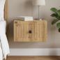 Preview: ARDEBO.de - Wandmontierter Nachttisch Artisan-Eiche 33 x 34,5 x 20 cm