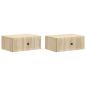 Preview: Nachttisch 2 Stk. Sonoma-Eiche 49 x 34,5 x 20 cm Holzwerkstoff